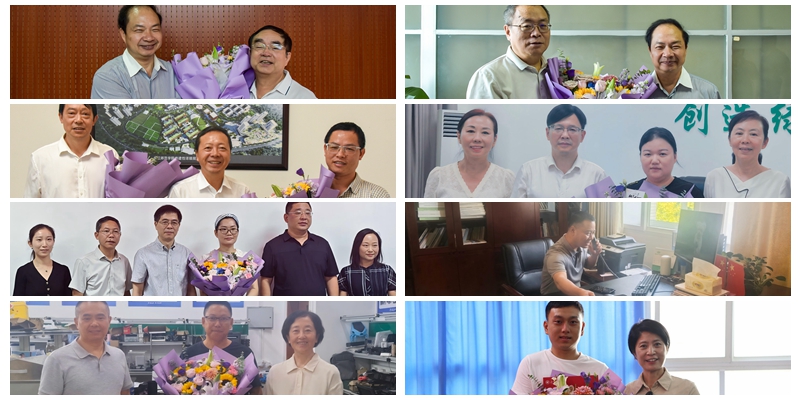 校领导走访慰问教师代表