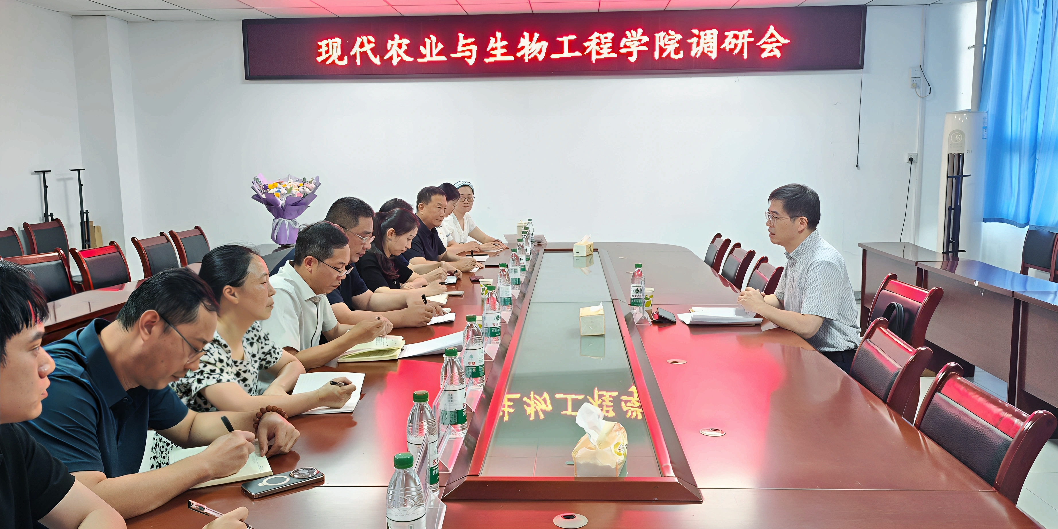 副校长吴丙山到现代农业与生物工...